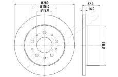 Brzdový kotúč JAPANPARTS DP-0216