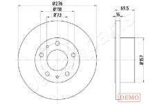 Brzdový kotúč JAPANPARTS DP-0223C