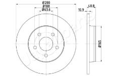 Brzdový kotúč JAPANPARTS DP-0301