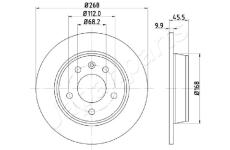 Brzdový kotúč JAPANPARTS DP-0306