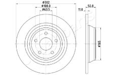 Brzdový kotúč JAPANPARTS DP-0310