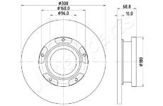 Brzdový kotúč JAPANPARTS DP-0312