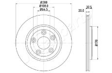 Brzdový kotúč JAPANPARTS DP-0315