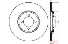 Brzdový kotúč JAPANPARTS DP-0318C