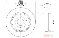 Brzdový kotúč JAPANPARTS DP-0319C