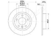 Brzdový kotúč JAPANPARTS DP-0400