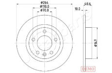 Brzdový kotúč JAPANPARTS DP-0400C