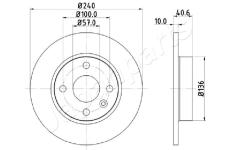 Brzdový kotúč JAPANPARTS DP-0405