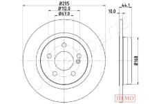 Brzdový kotúč JAPANPARTS DP-0503C