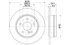 Brzdový kotúč JAPANPARTS DP-0508