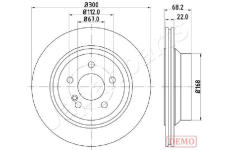 Brzdový kotúč JAPANPARTS DP-0514C