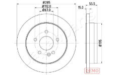 Brzdový kotúč JAPANPARTS DP-0522C