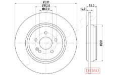 Brzdový kotúč JAPANPARTS DP-0523C