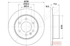 Brzdový kotúč JAPANPARTS DP-0527C