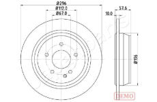 Brzdový kotúč JAPANPARTS DP-0532C