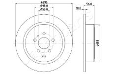 Brzdový kotúč JAPANPARTS DP-0608