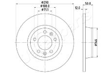 Brzdový kotúč JAPANPARTS DP-0617