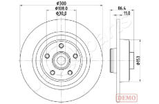 Brzdový kotúč JAPANPARTS DP-0702C