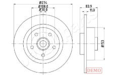 Brzdový kotúč JAPANPARTS DP-0704C