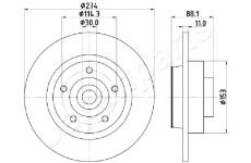 Brzdový kotúč JAPANPARTS DP-0705