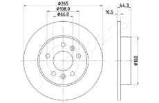 Brzdový kotúč JAPANPARTS DP-0707