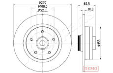 Brzdový kotúč JAPANPARTS DP-0710C