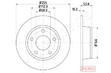 Brzdový kotúč JAPANPARTS DP-0914C