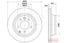 Brzdový kotúč JAPANPARTS DP-0918C