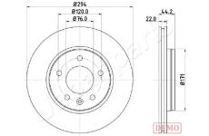 Brzdový kotúč JAPANPARTS DP-0925C