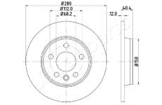 Brzdový kotúč JAPANPARTS DP-0926