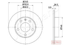 Brzdový kotúč JAPANPARTS DP-0929C