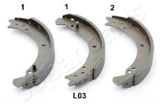 Sada brzdových čelistí JAPANPARTS GF-L03AF