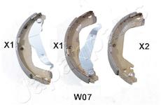 Sada brzdových čeľustí JAPANPARTS GF-W07AF