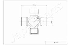 Kloub, kloubový hřídel JAPANPARTS JO-018
