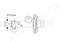 Tlumič pérování JAPANPARTS MM-01131