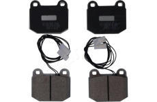 Sada brzdových platničiek kotúčovej brzdy JAPANPARTS PA-0263AF