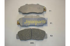 Sada brzdových destiček, kotoučová brzda JAPANPARTS PA-498AF