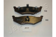 Sada brzdových destiček, kotoučová brzda JAPANPARTS PP-017AF