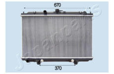 Chladič motora JAPANPARTS RDA213043