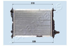 Chladič motora JAPANPARTS RDA313024