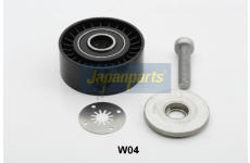 Vratná/vodicí kladka, klínový žebrový řemen JAPANPARTS RP-W04