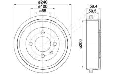 Brzdový bubon JAPANPARTS TA-0902