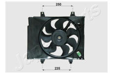 Ventilátor chladenia motora JAPANPARTS VNT332001