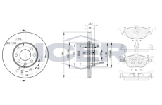 Souprava brzd, koutocova brzda ICER 31249-7879