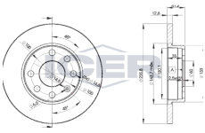 Brzdový kotouč ICER 78BD1240-2