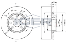 Brzdový kotouč ICER 78BD9046-2