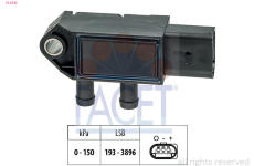 Senzor, tlak výfukového plynu FACET 10.3445