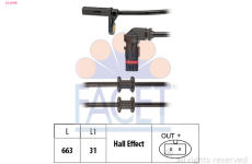Snímač, počet otáček kol FACET 21.0190