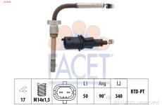 Čidlo, teplota výfukových plynů FACET 22.0042