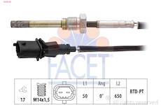 Snímač teploty výfukových plynov FACET 22.0134